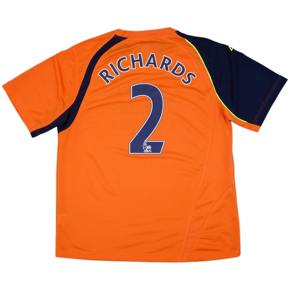 2008-09 Manchester City Third Shirt Richards #2 - 8/10 - (L)