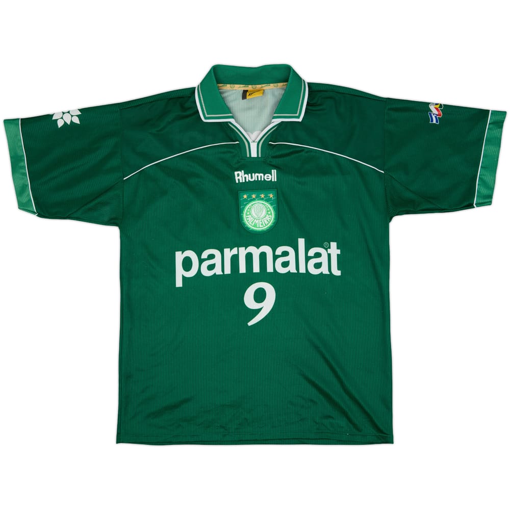 1999 Palmeiras Home Shirt #9 - 9/10 - (L)