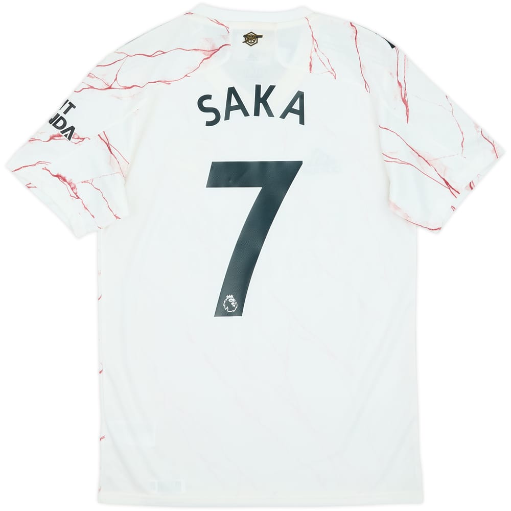 2020-21 Arsenal Away Shirt Saka #7 (S)