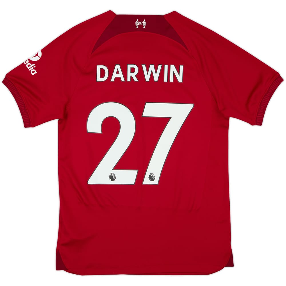 2022-23 Liverpool Home Shirt Darwin #27 - 9/10 - (S)