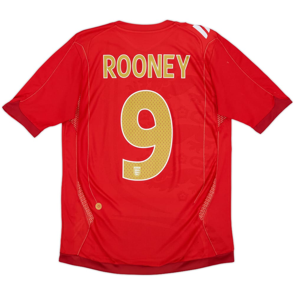 2006-08 England Away Shirt Rooney #9 - 6/10 - (S)
