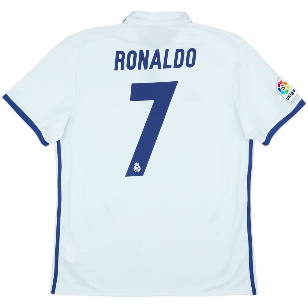 2016-17 Real Madrid Home Shirt Ronaldo #7 - 7/10 - (L)