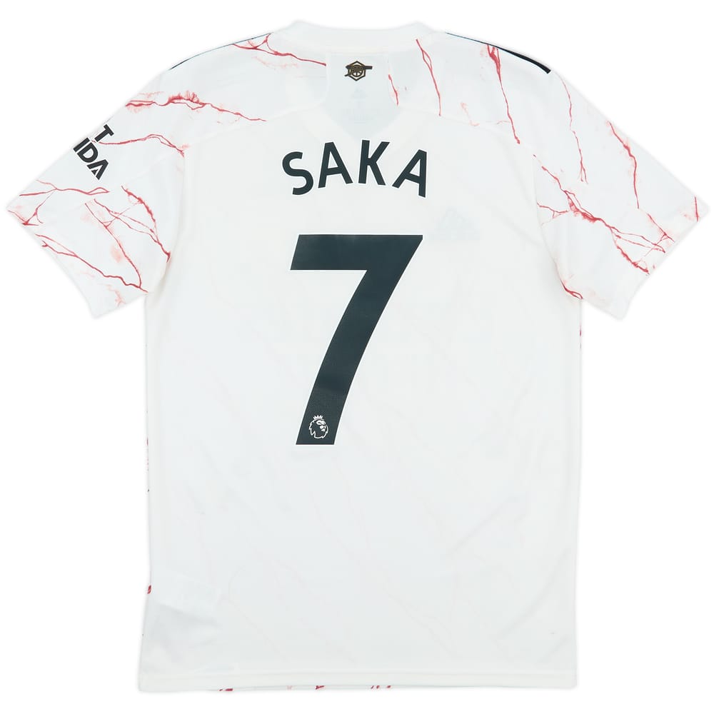 2020-21 Arsenal Away Shirt Saka #7 - 8/10 - (S)