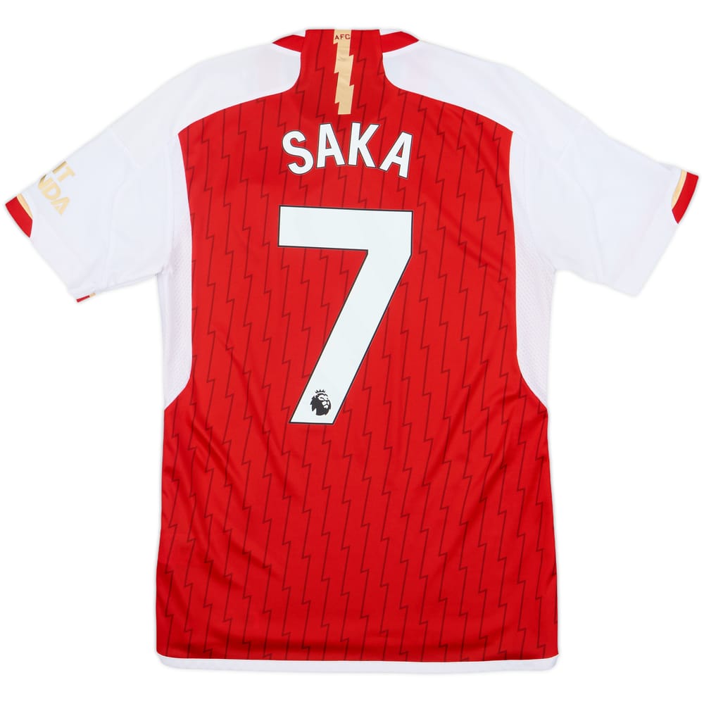 2023-24 Arsenal Home Shirt Saka #7 - 8/10 - (S)