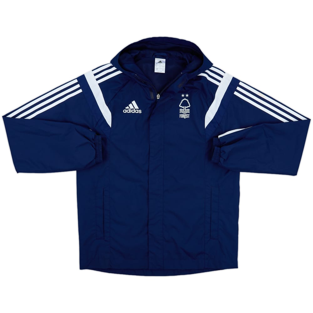 2014-15 Nottingham Forest adidas Hooded Track Jacket - 8/10 - (S)