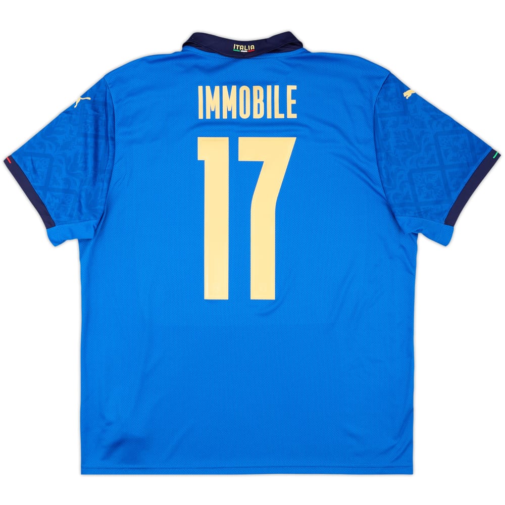 2020-21 Italy Home Shirt Immobile #17 - 8/10 - (XL)