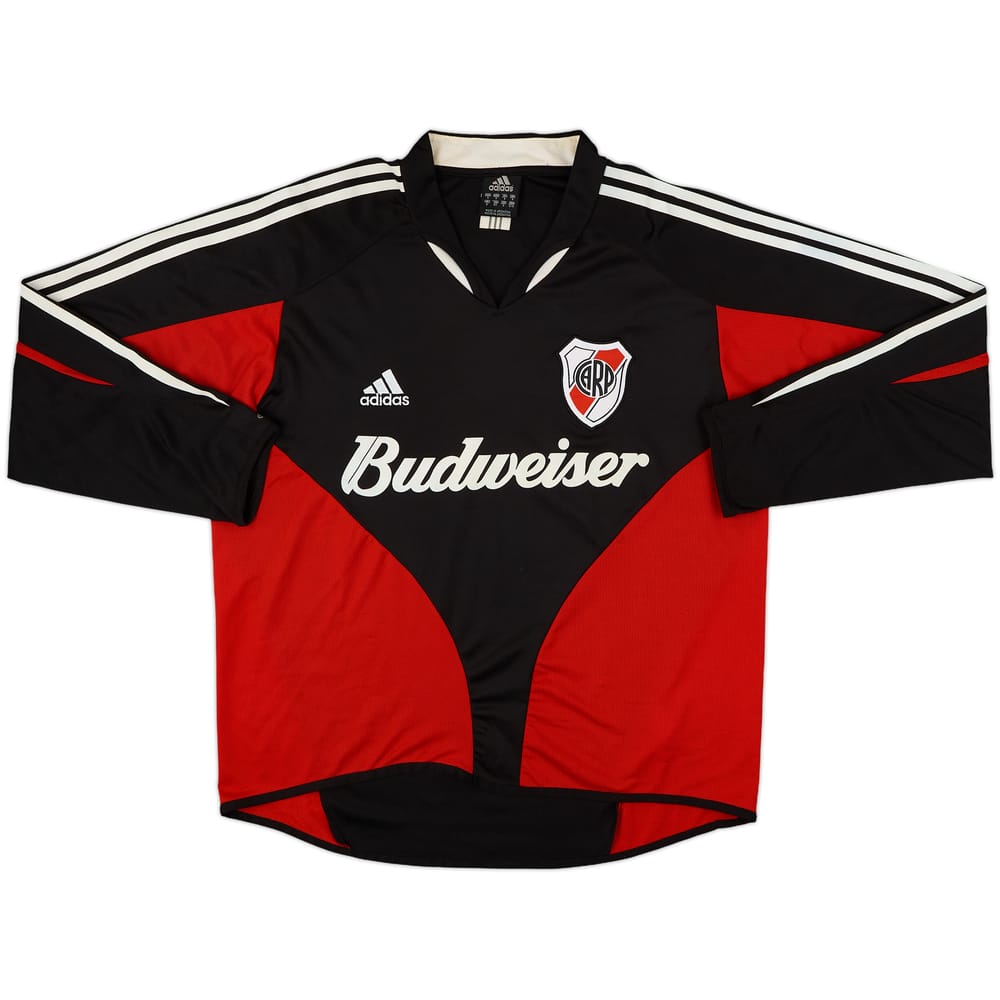 2004-05 River Plate Away L/S Shirt - 7/10 - (S)