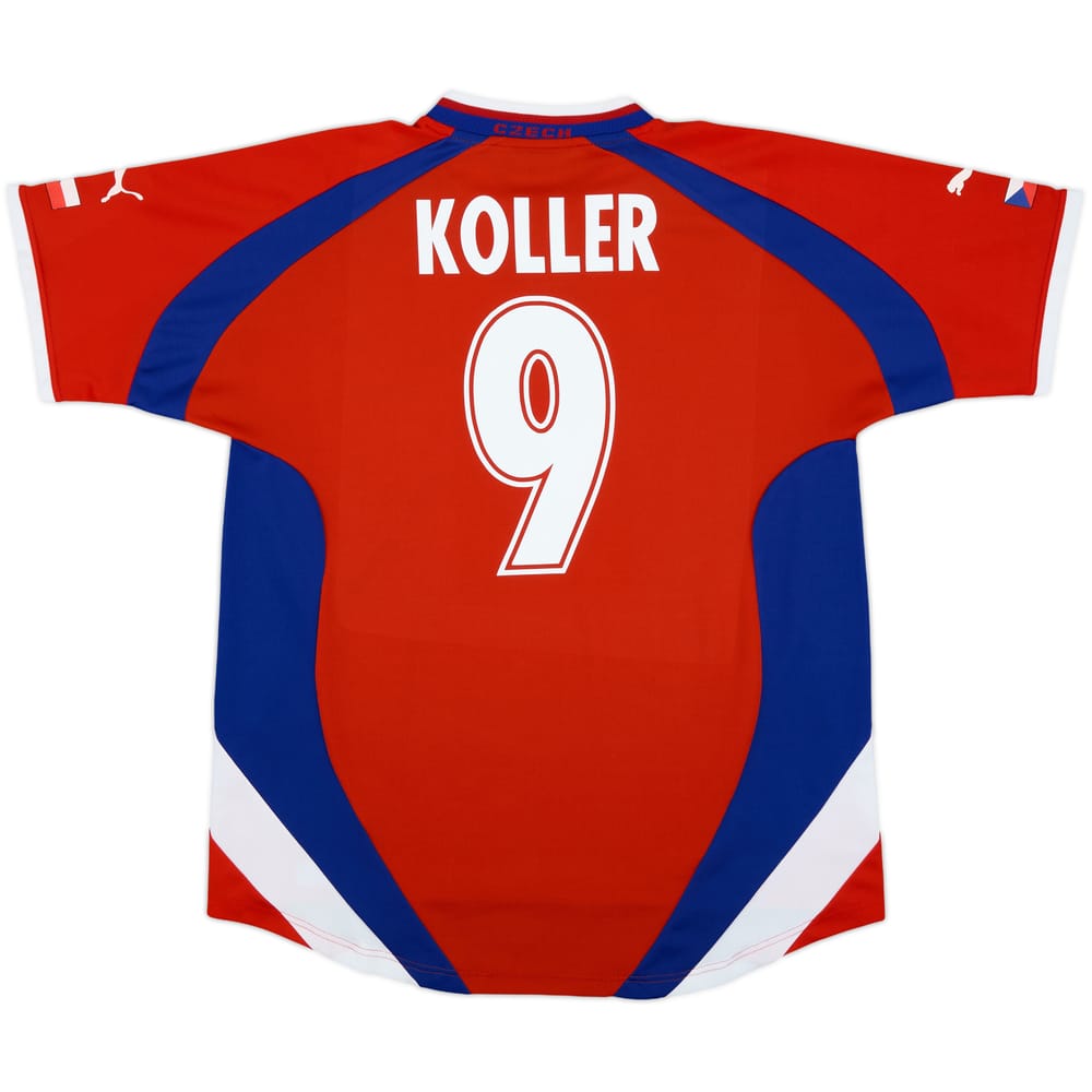 2000-02 Czech Republic Home Shirt Koller #9 - 7/10 - (XL)