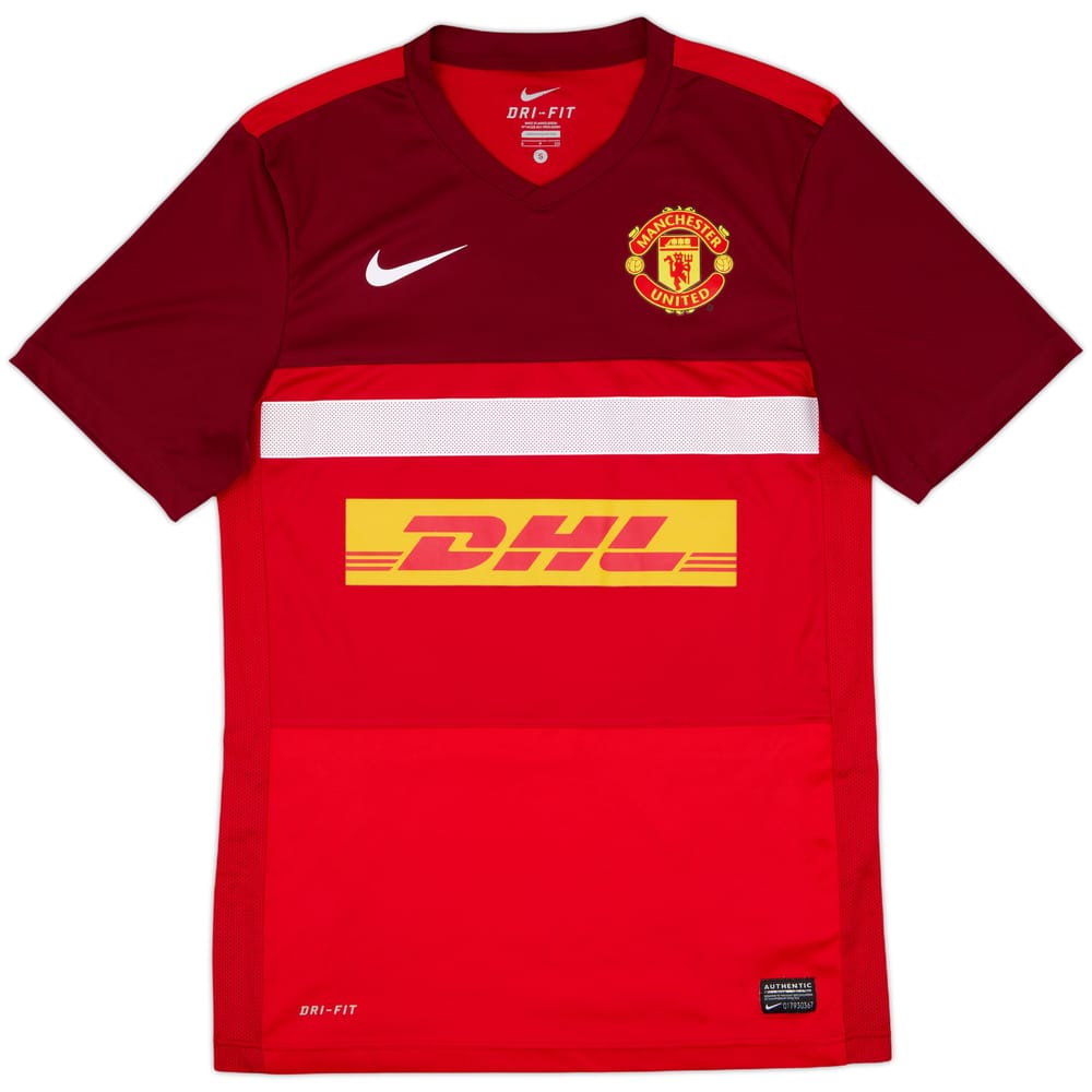 2011-12 Manchester United Nike Training Shirt - 9/10 - (S)