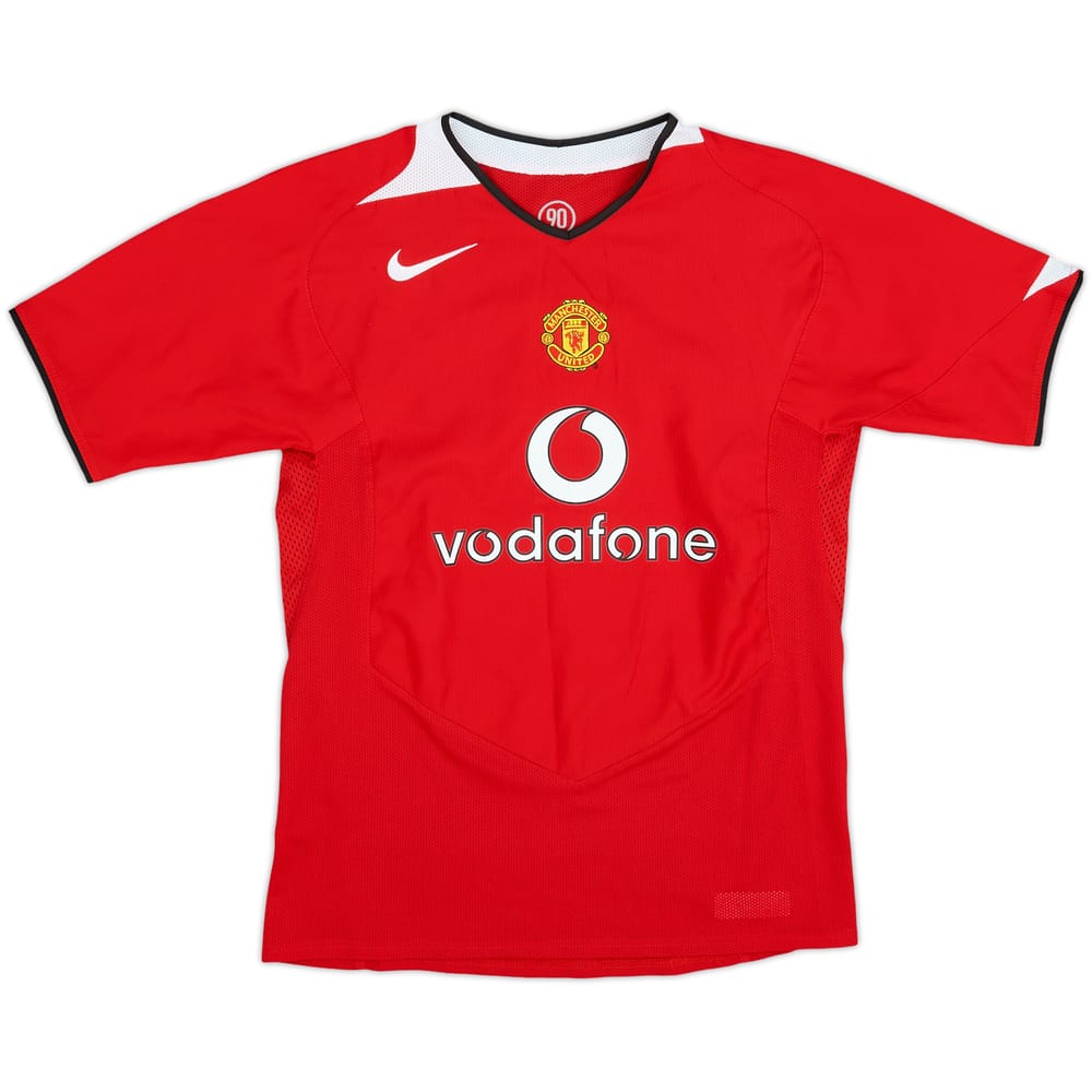 2004-06 Manchester United Home Shirt - 10/10 - (L.Boys)