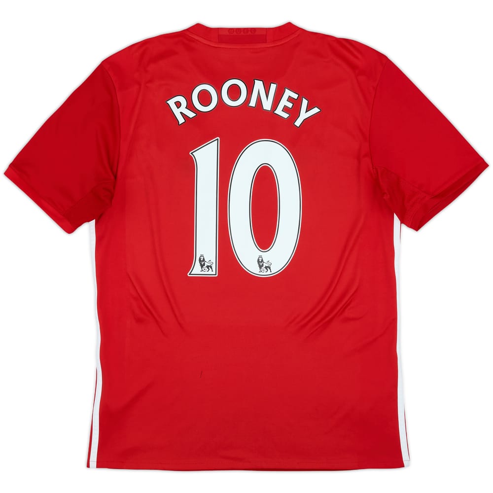 2016-17 Manchester United Home Shirt Rooney #10 - 7/10 - (M)