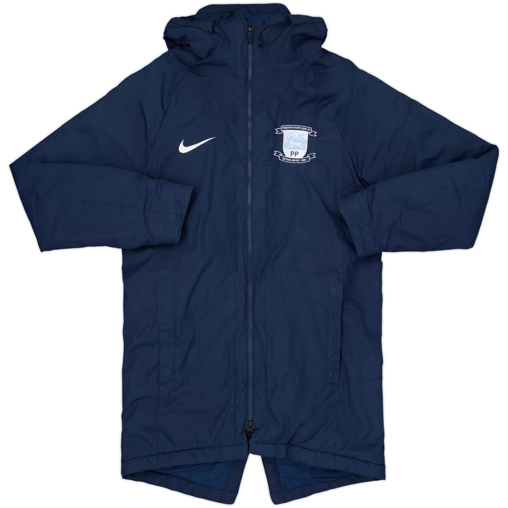 2020-21 Preston North End Nike Padded Bench Coat - 8/10 - (S)