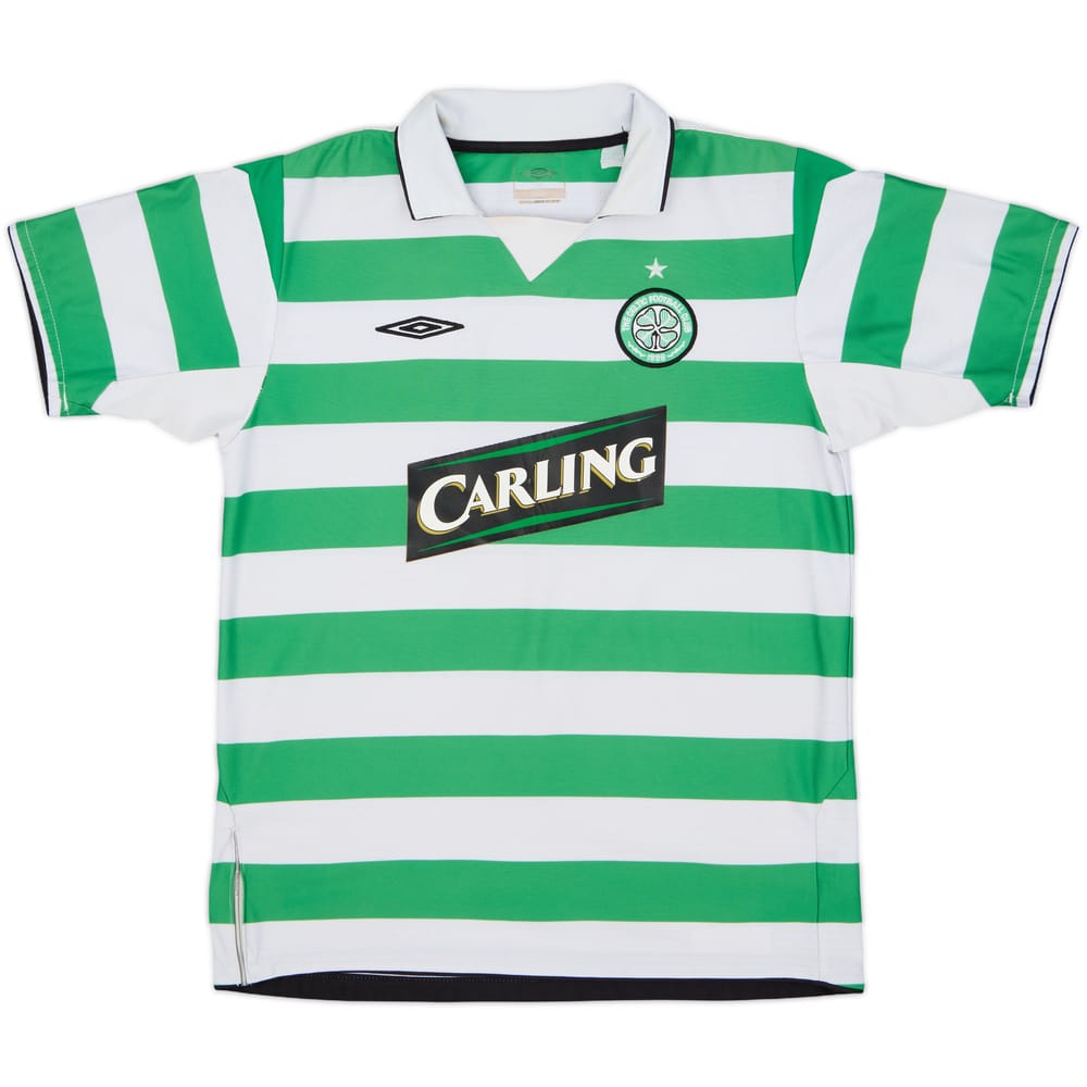 2004-05 Celtic Home Shirt - 8/10 - (M.Boys)