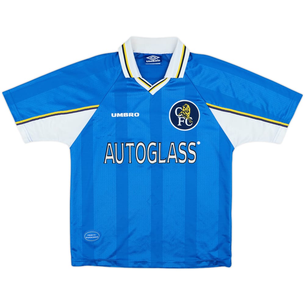 1997-99 Chelsea Home Shirt - 9/10 - (XL.Boys)
