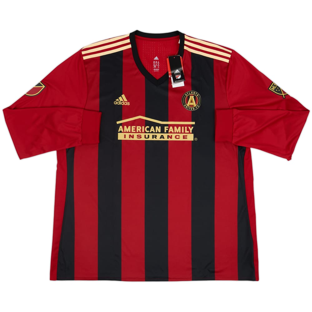 Camiseta auténtica de manga larga de local del Atlanta United 2017 (3XL)