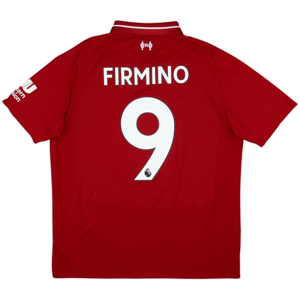 2018-19 Liverpool Home Shirt Firmino #9 - 8/10 - (M)