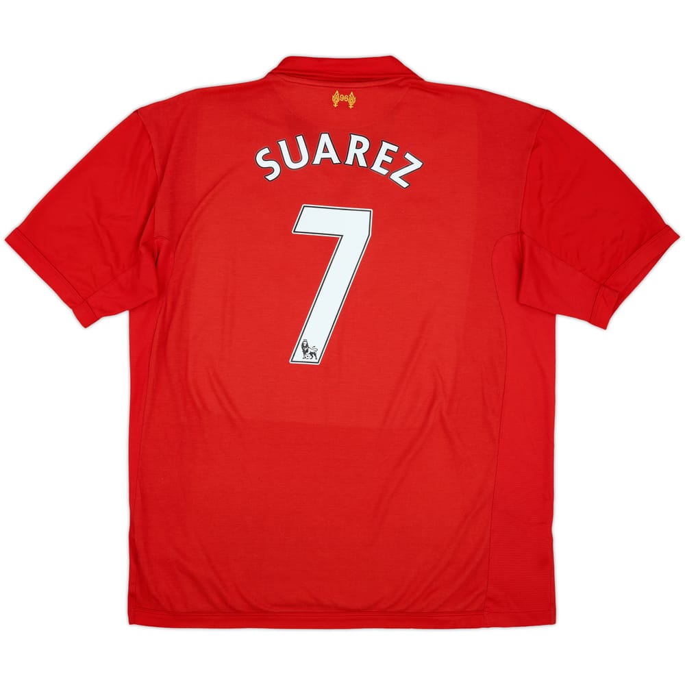 2012-13 Liverpool Home Shirt Suarez #7 - 7/10 - (3XL)