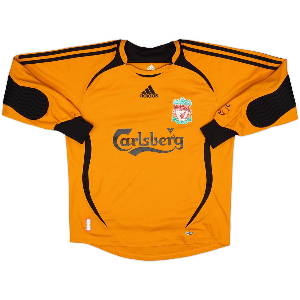 2006-07 Liverpool GK Shirt - 8/10 - (L.Boys)