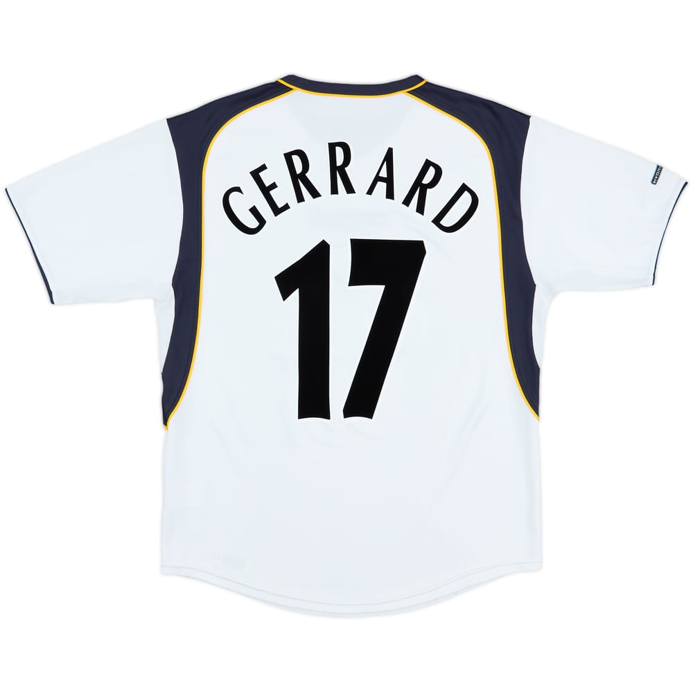 2001-03 Liverpool Away Shirt Gerrard #17 - 7/10 - (L)