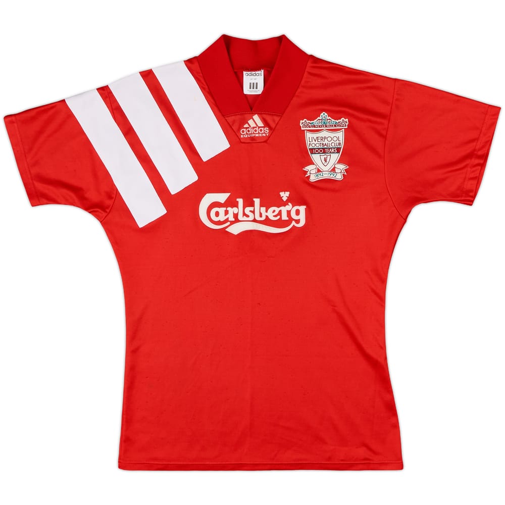 1992-93 Liverpool Centenary Home Shirt - 8/10 - (S)