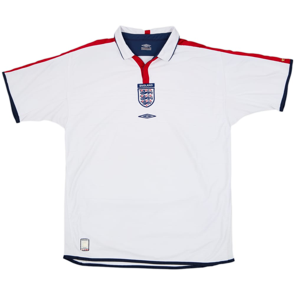 2003-05 England Home Shirt - 5/10 - (XL)