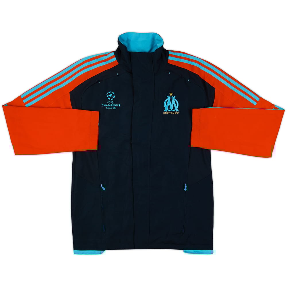 2011-12 Olympique Marseille adidas CL Track Jacket - 9/10 - (S)