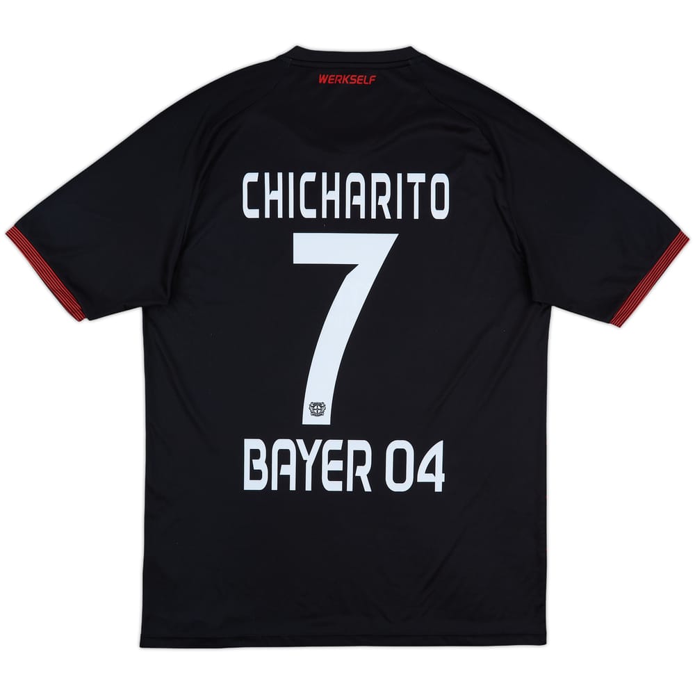 2016-17 Bayer Leverkusen Home Shirt Chicharito #7 - 9/10 - (L)