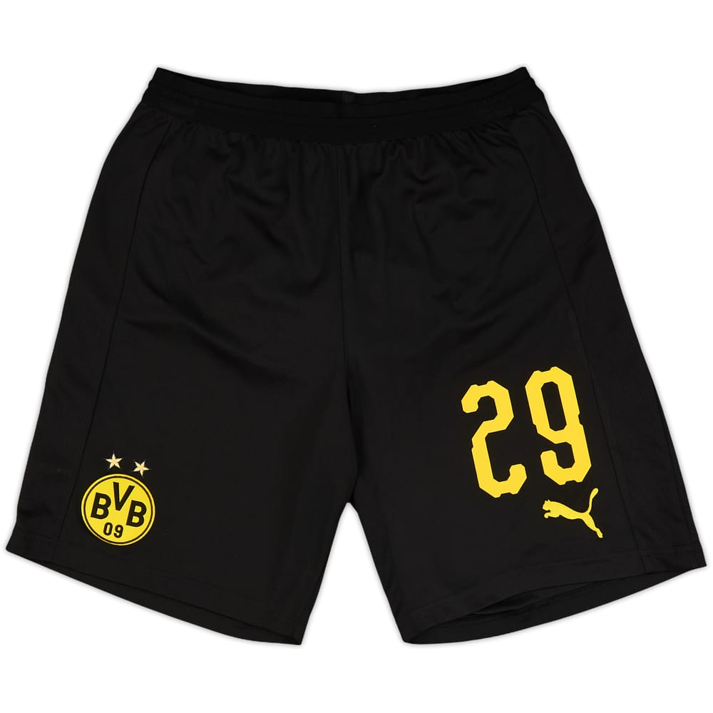 2018-19 Borussia Dortmund Player Issue Home Shorts #29 - 10/10 - (M)