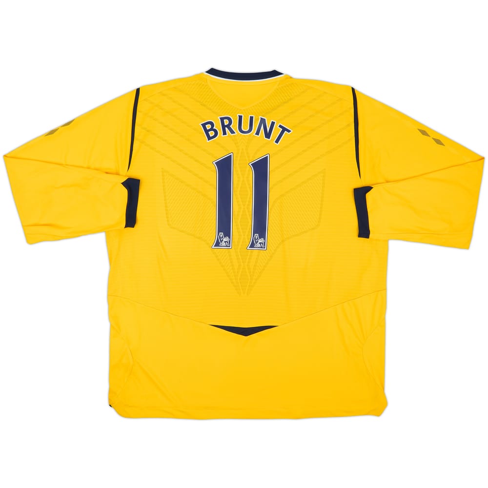 2008-09 West Brom Away L/S Shirt Brunt #11 - 8/10 - (3XL)