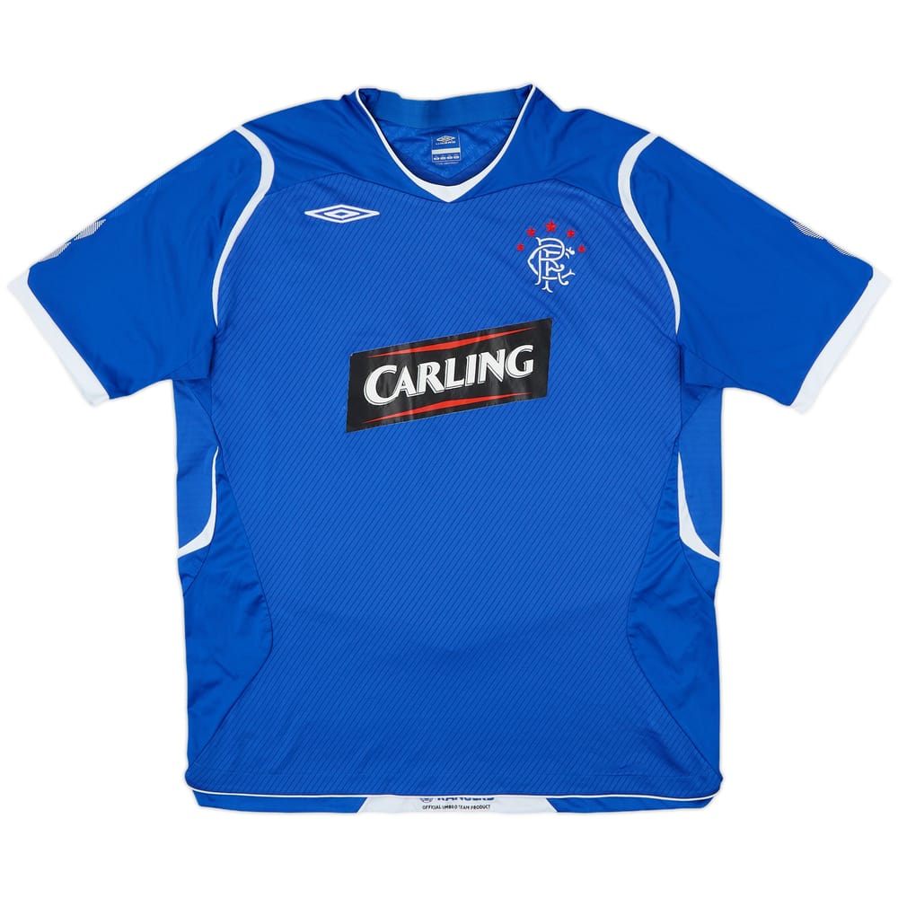 2008-09 Rangers Home Shirt - 5/10 - (XL)