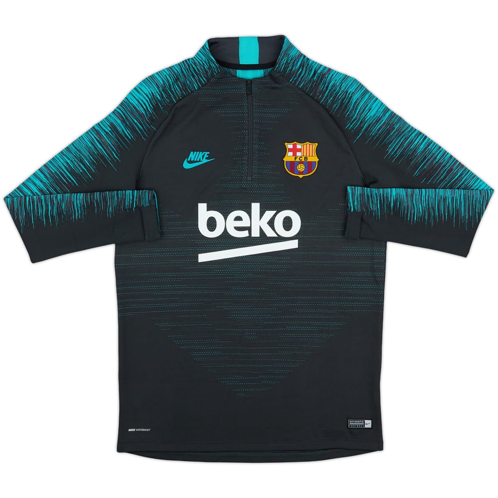 2019-20 Barcelona Nike Vaporknit 1/4 Zip Training Top - 9/10 - (M)