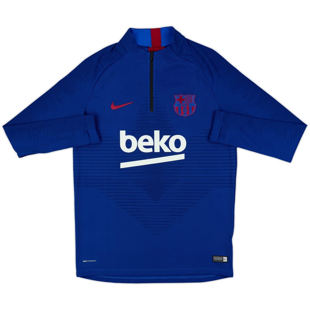 2019-20 Barcelona Nike Vaporknit 1/4 Zip Drill Top - 10/10 - (M)