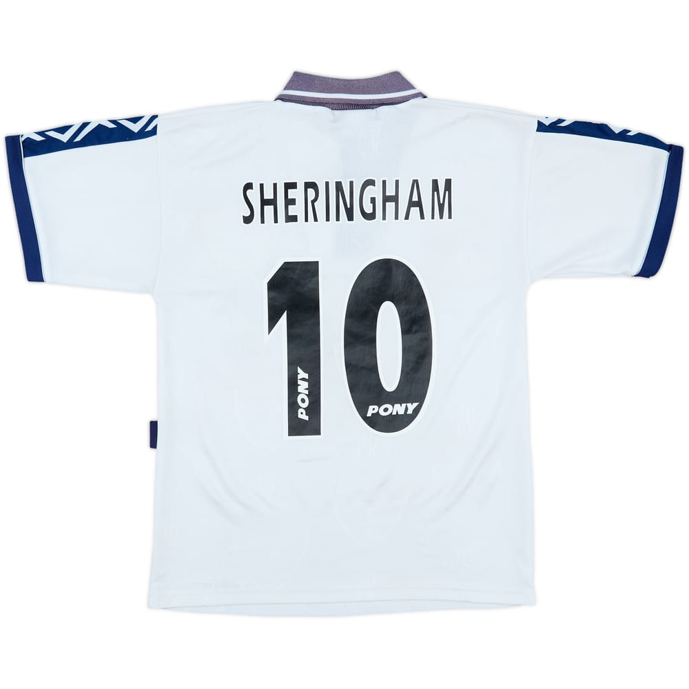 1995-97 Tottenham Home Shirt Sheringham #10 - 8/10 - (S)