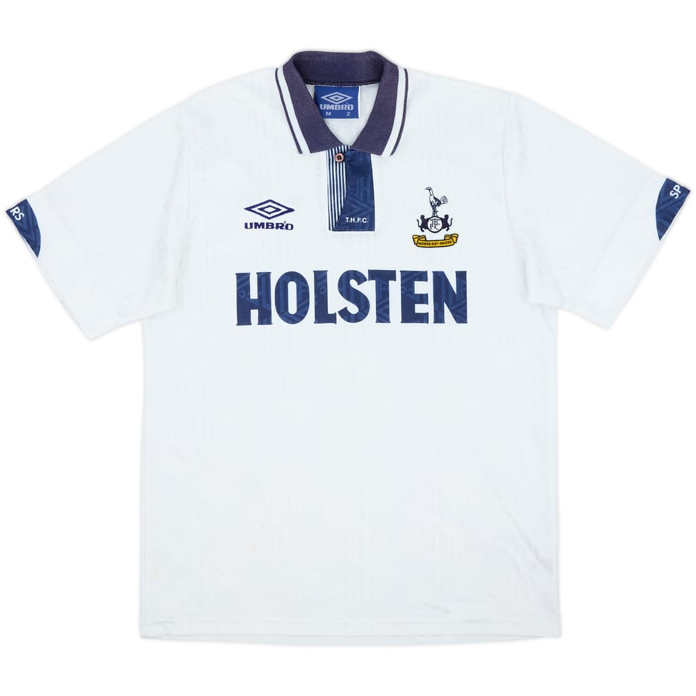 1991-93 Tottenham Home Shirt - 8/10 - (M)
