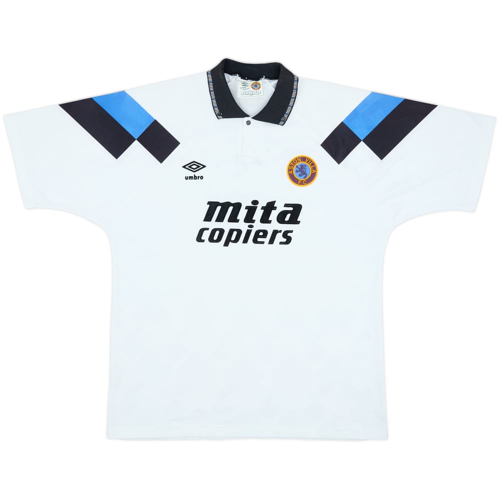 1990-92 Aston Villa Away Shirt - 8/10 - (XL)