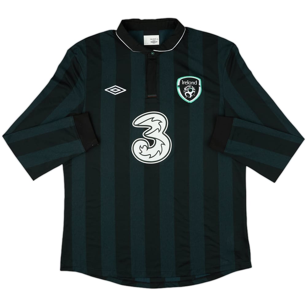 2013-14 Ireland Away L/S Shirt - 7/10 - (XL)