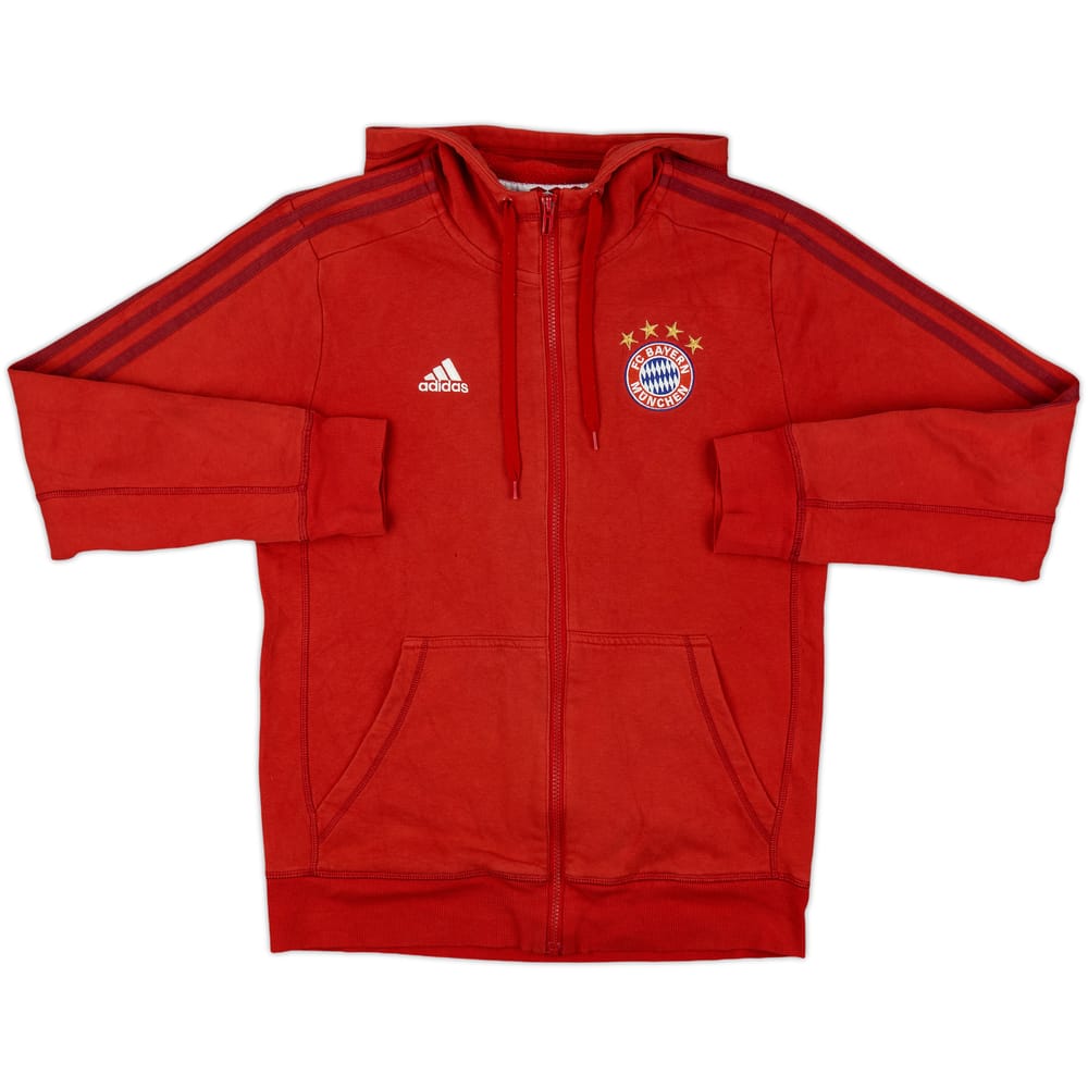 2015-16 Bayern Munich adidas Hooded Track Jacket - 6/10 - (L)