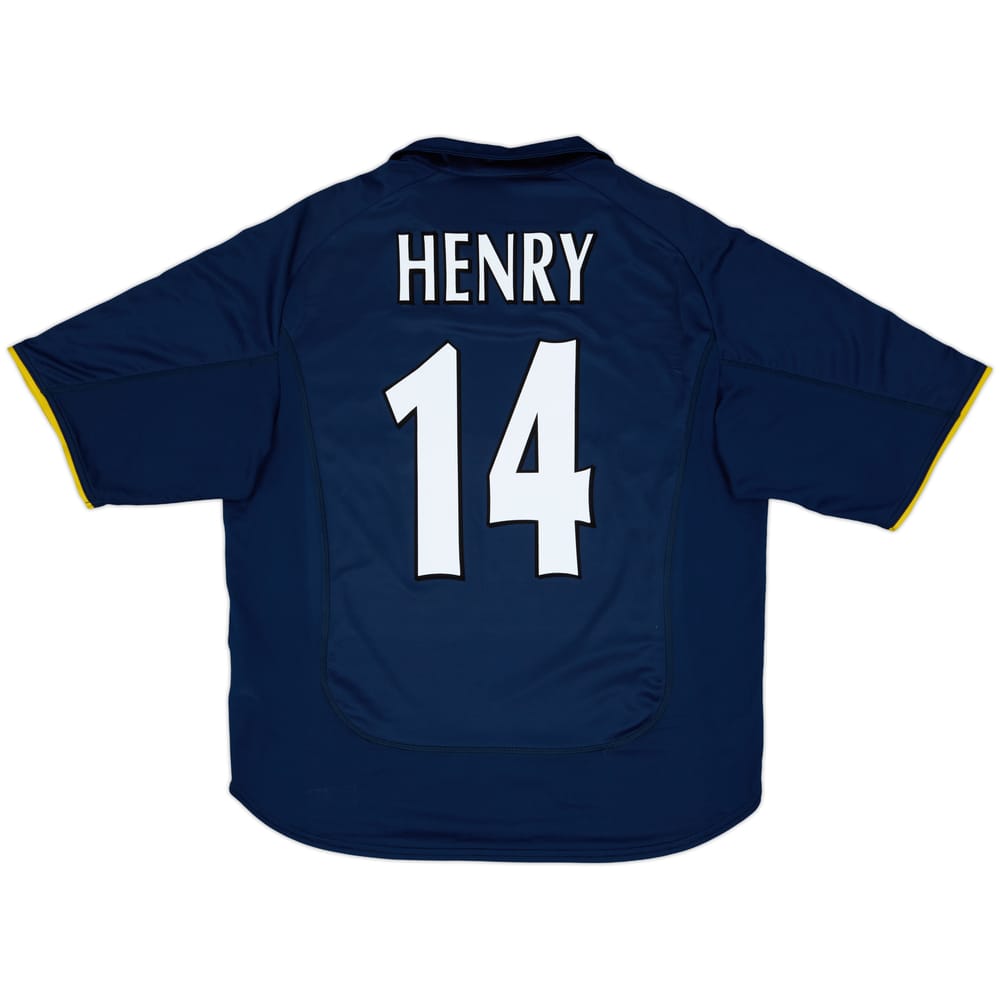 2000-02 Arsenal European Shirt Henry #14 - 7/10 - (L)