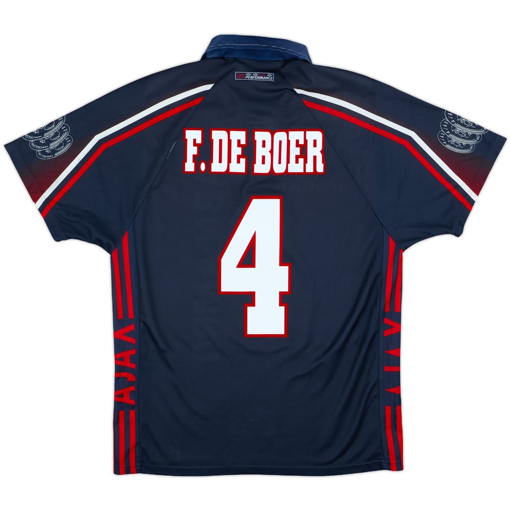 1997-98 Ajax Away Shirt F.De Boer #4 - 5/10 - (M)