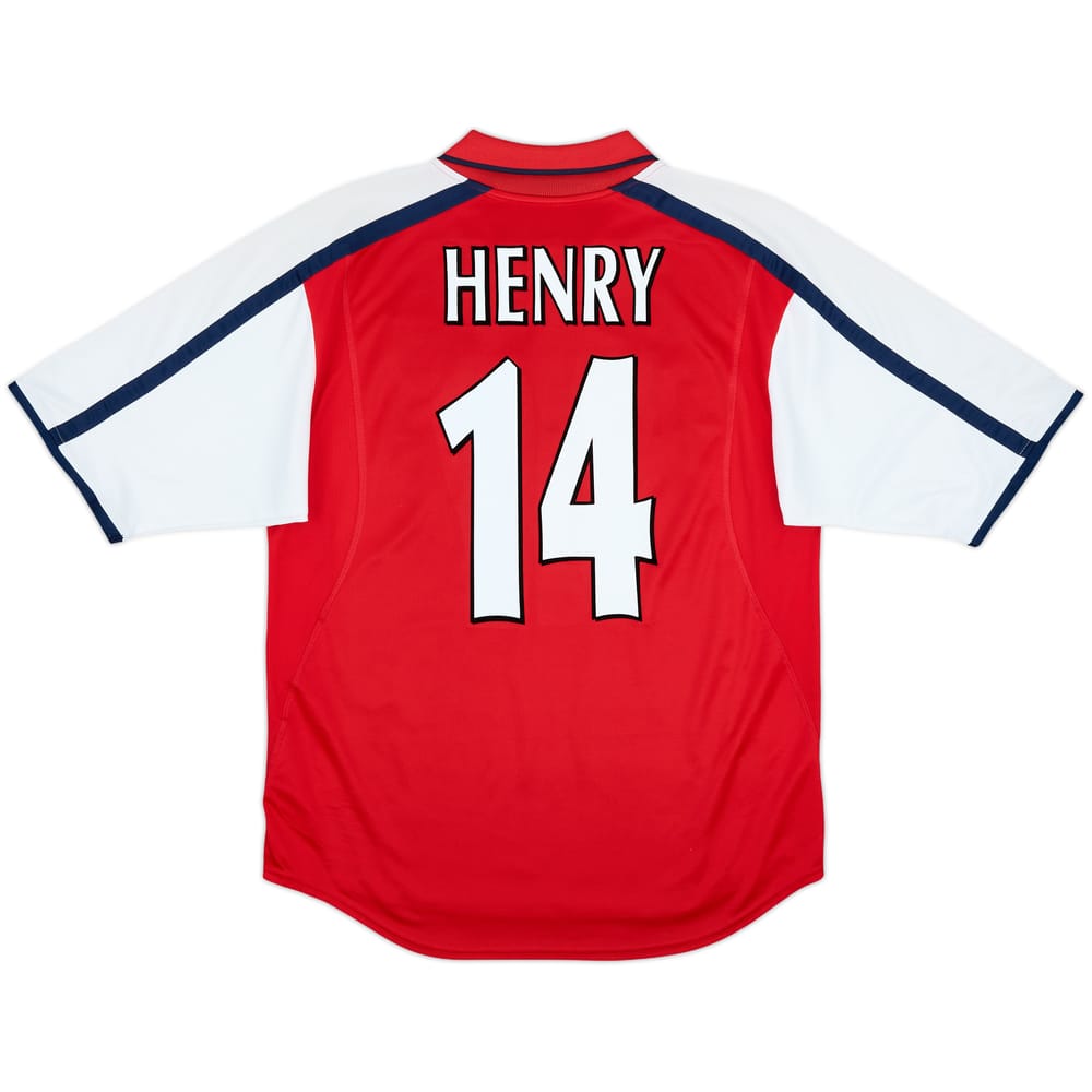 2000-02 Arsenal Home Shirt Henry #14 - 8/10 - (M)