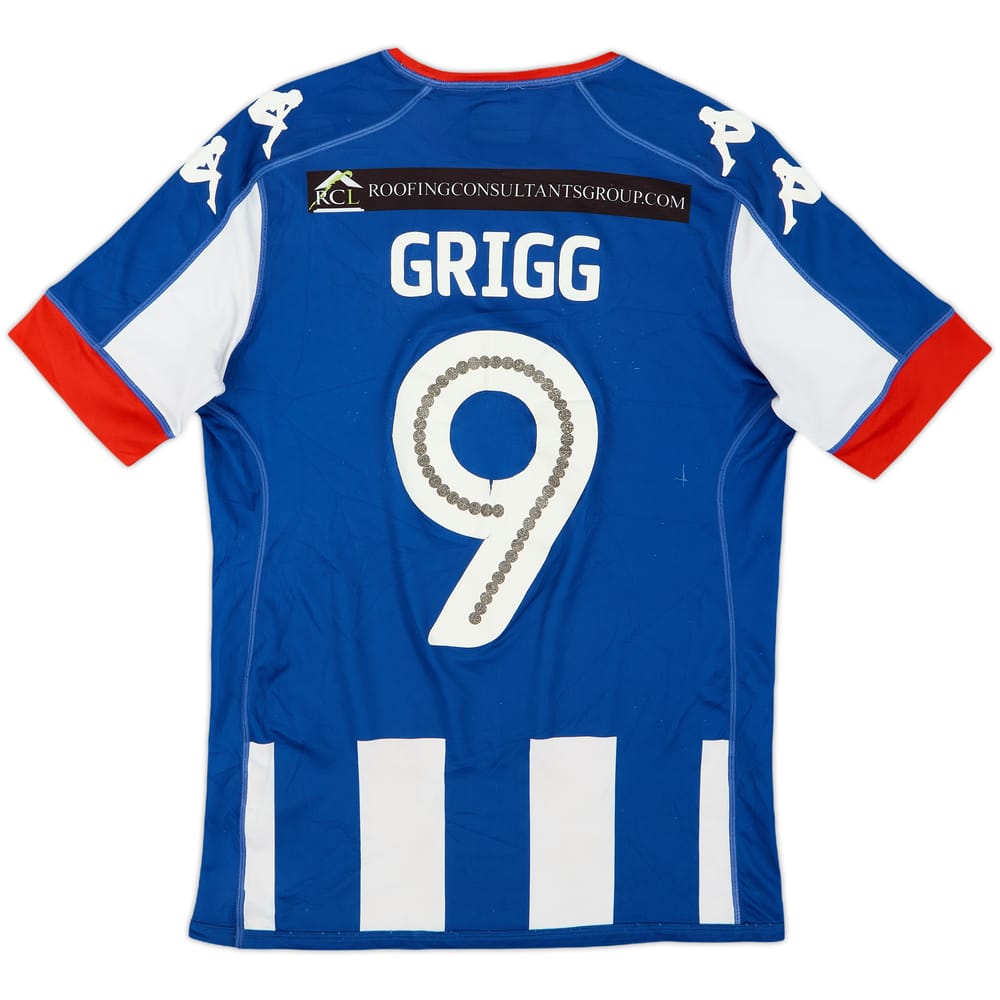 2016-17 Wigan Home Shirt Grigg #9 - 5/10 - (L.Boys)