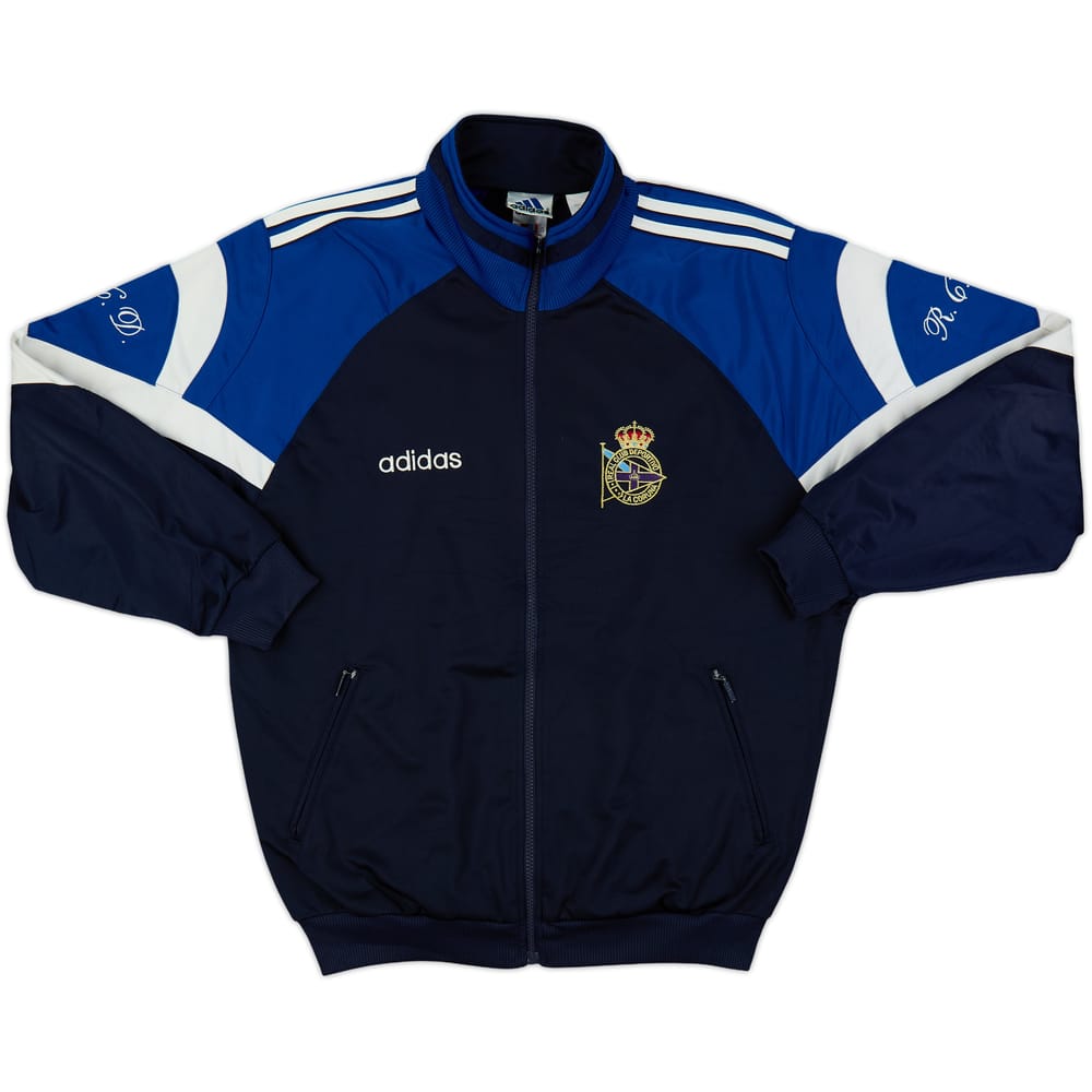 1997-98 Deportivo de La Coruna adidas Track Jacket - 6/10 - (M)