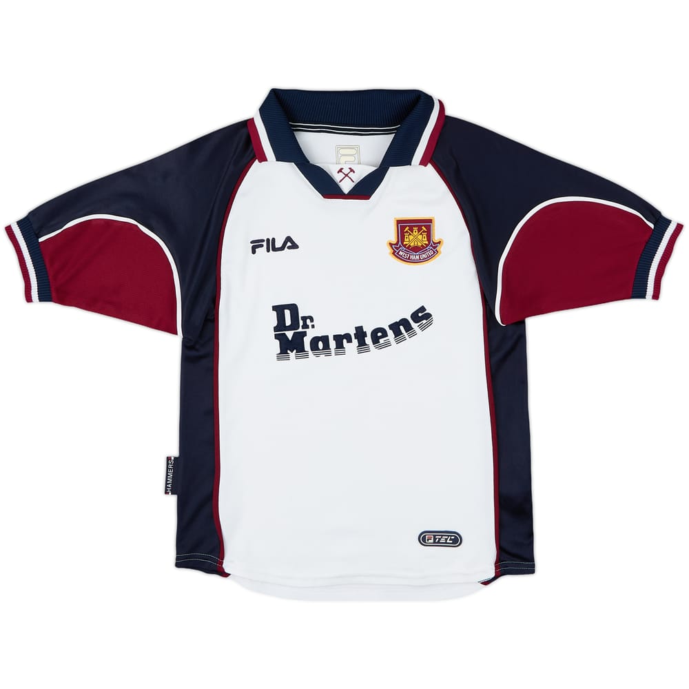 1999-01 West Ham Away Shirt - 8/10 - (L.Boys)