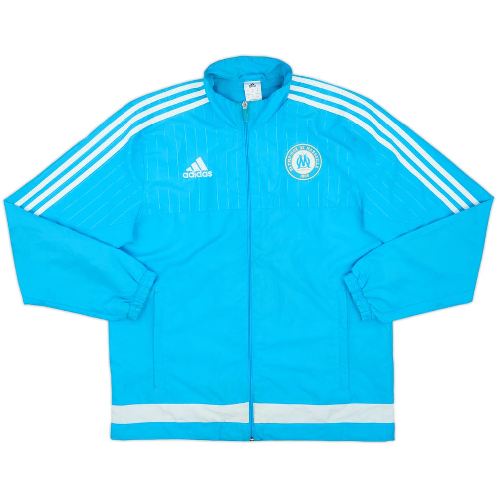 2015-16 Olympique Marseille adidas Track Jacket - 4/10 - (M)