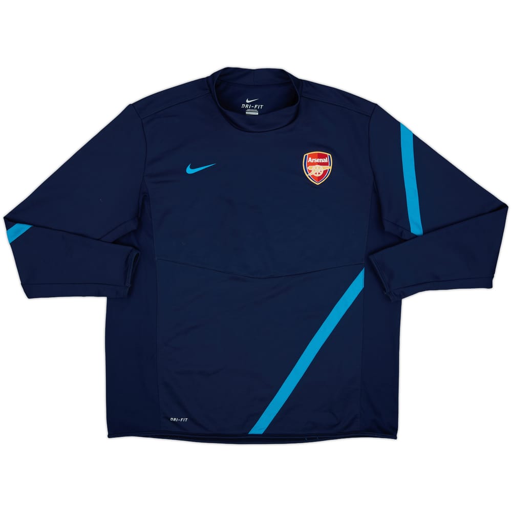 2011-12 Arsenal Nike Sweat Top - 8/10 - (XXL)