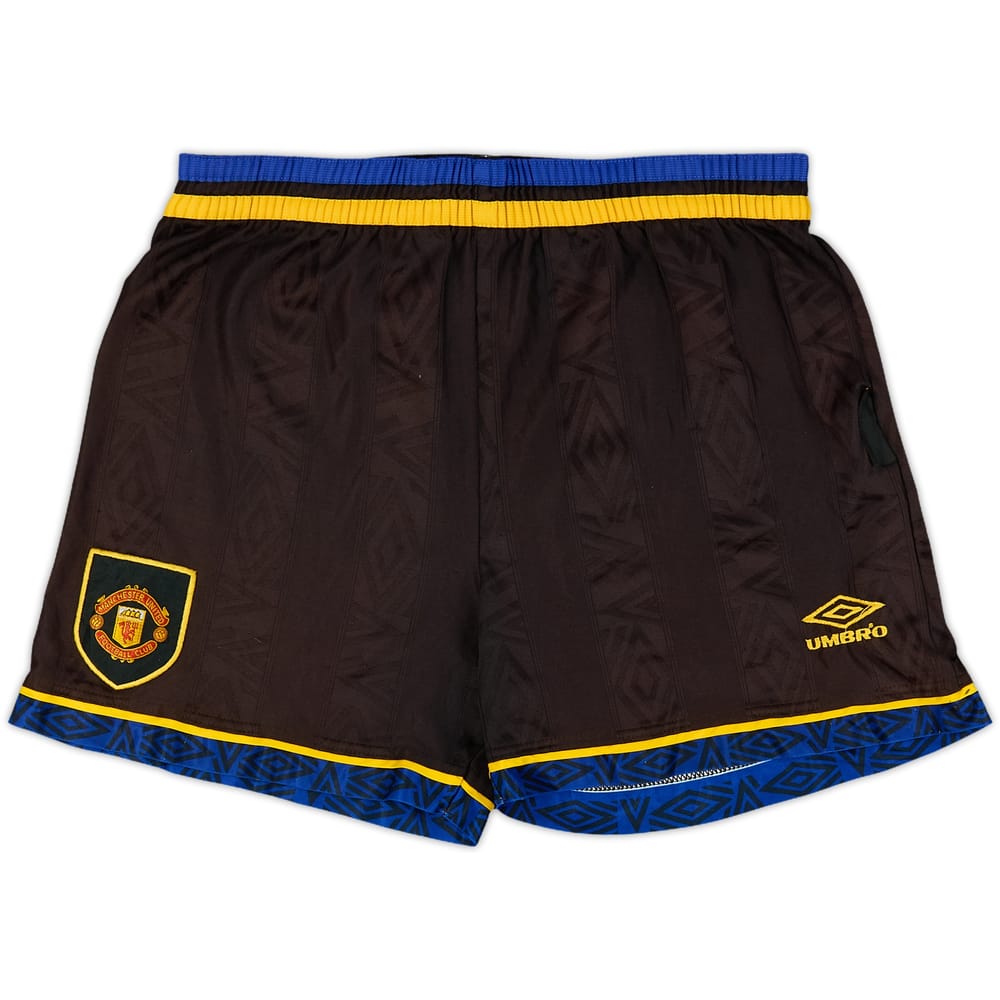1993-95 Manchester United Away Shorts - 8/10 - (M)