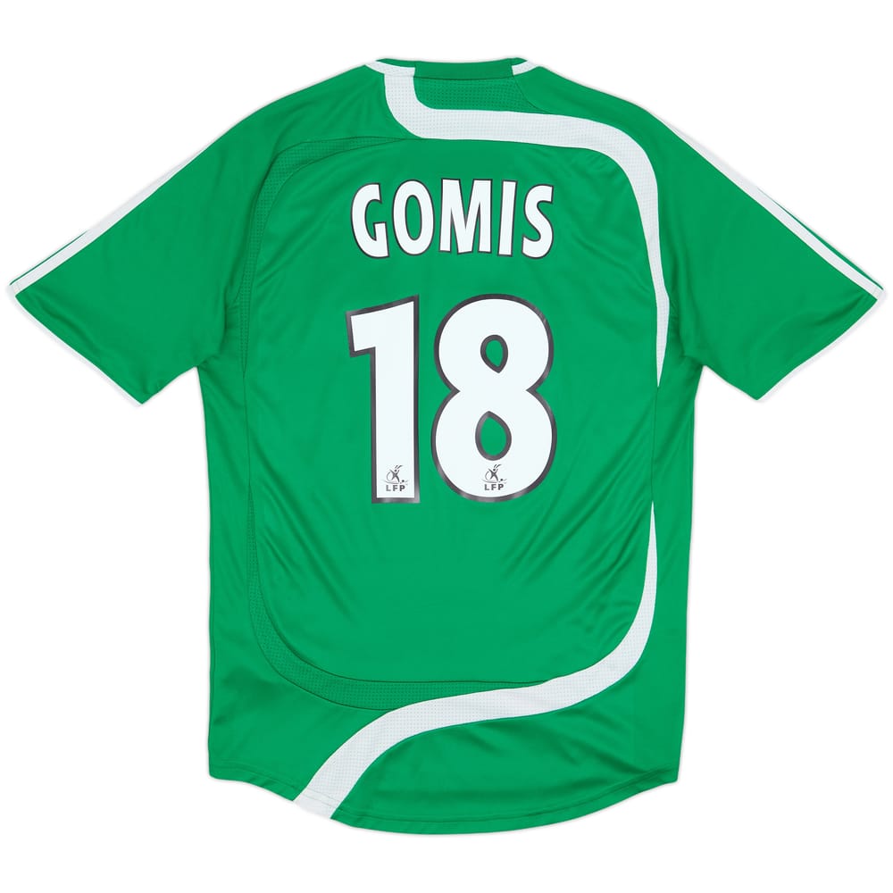 2007-08 Saint Etienne Home Shirt Gomis #18 - 6/10 - (S)