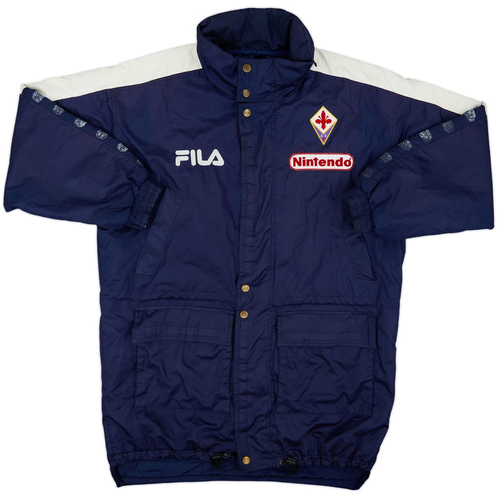 1997-98 Fiorentina Fila Hooded Rain Jacket - 5/10 - (L)