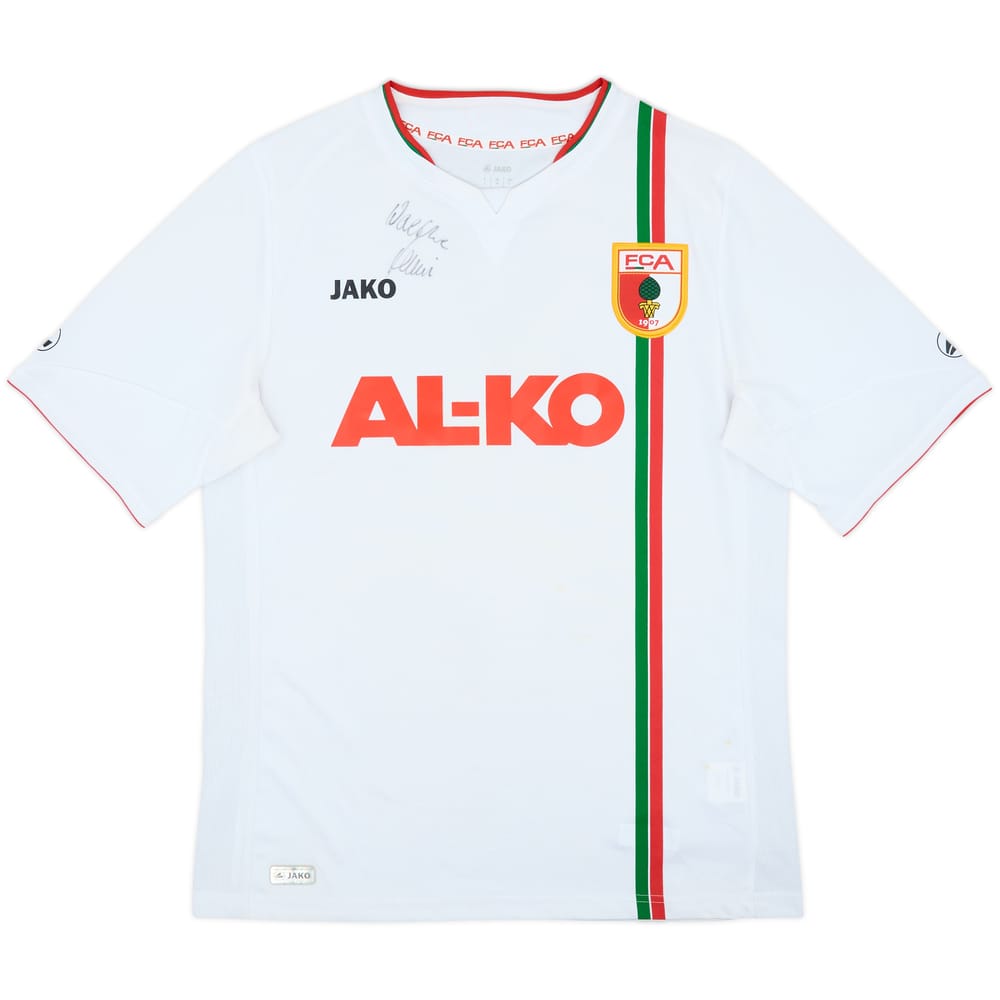 2011-12 Augsburg Signed Home Shirt - 6/10 - (M)