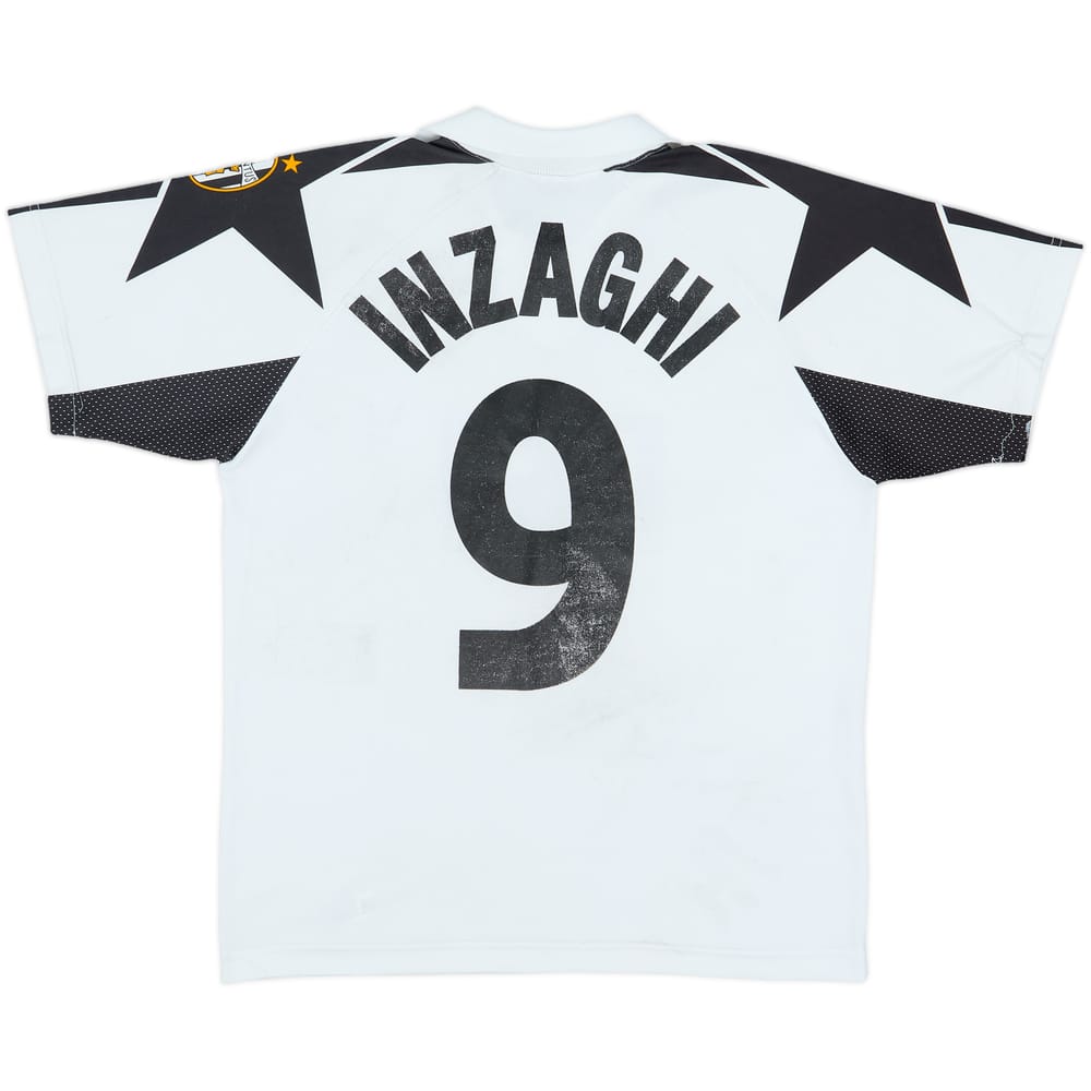 1999-00 Juventus Basic Away Shirt Inzaghi #9 - 5/10 - (XL.Boys)